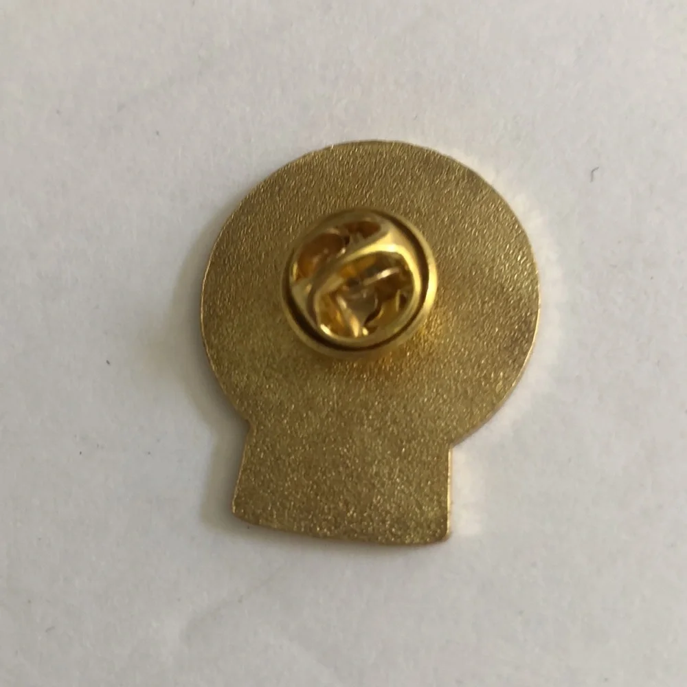 Mickey inspired enamel castle globe pin unisex